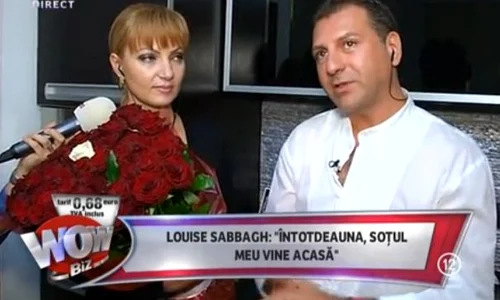 În plus, Christian i a dăruit lui Louise un buchet imens de trandafiri, cu 101 fire, în direct, gest care a lăsat o fără cuvinte pe doamna Sabbagh  jpeg