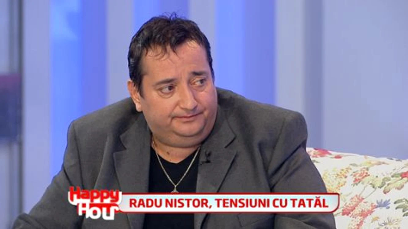 În anii trecuţi, Radu Nistor a mărturisit, la tv, că nu avea o relaţie apropiată cu tatăl lui