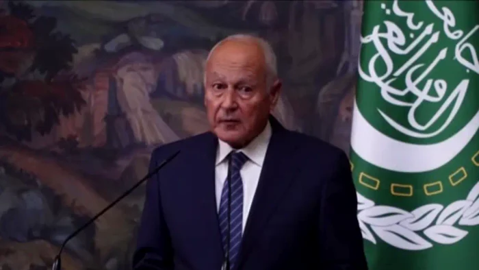 Secretarul general al Ligii Arabe, Ahmed Abulgheit FOTO captură video Youtube