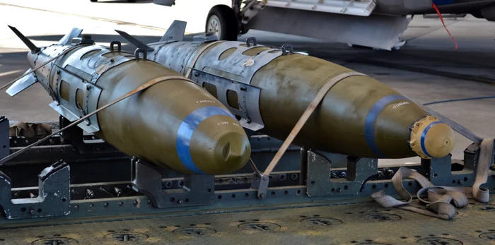 Muniții JDAM (Joint Direct Attack Munition) ale SUA la baza aeriană Tyndall FOTO SHUTTERSTOCK