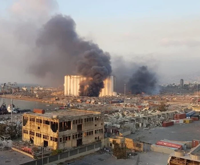 Explozia a provocat pagube materiale incomensurabile și a curmat aproximativ 140 de vieți Sursă foto: AFP