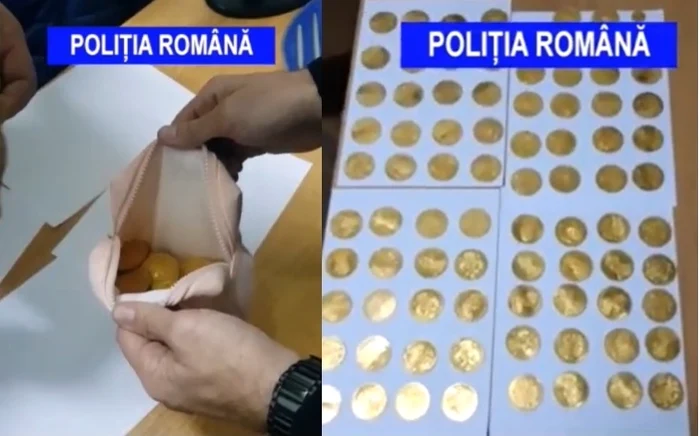 Din cele 115 monede nu au mai fost recuperate decât 82Foto: ziare.com