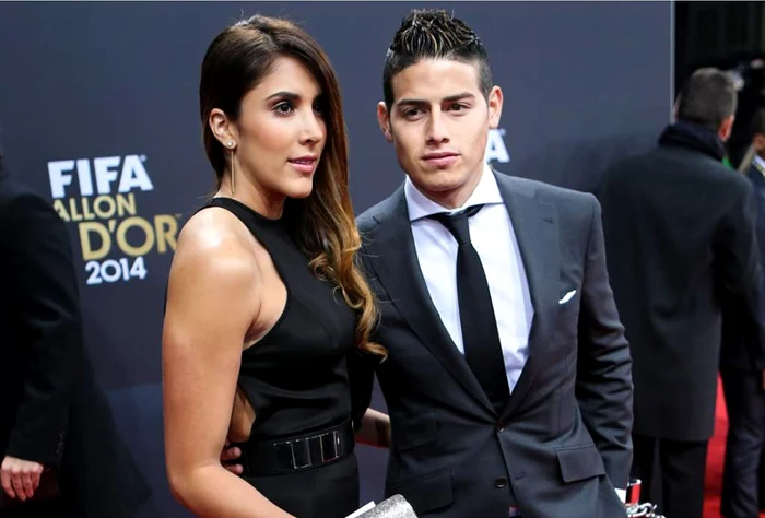 
    James Rodriguez, alături de Daniela  