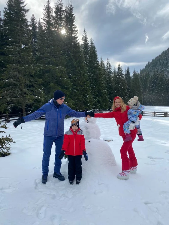 Familia Borcea a petrecut Sărbătorile la munte