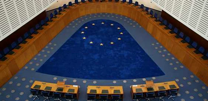 Sala de şedinţă a  instanţei din Luxemburg. Imagine: European Court of Human Rights