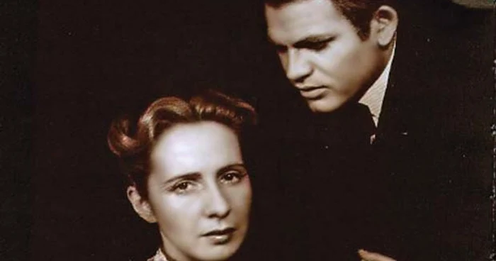 Clody Bertola şi Liviu Ciulei în „Pescăruşul“ (1949)