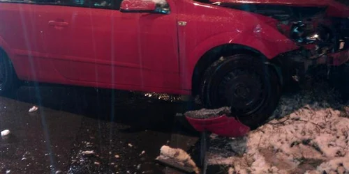 Maşina lui Valentin Coca a fost avariată