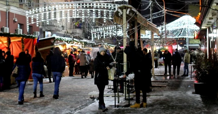 Centrul Devei, împodobit. ARHIVĂ.