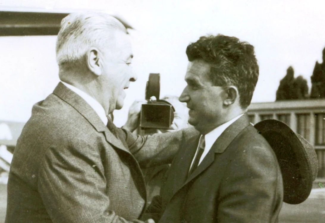 Ion Gheorghe Maurer și Nicolae Ceaușescu