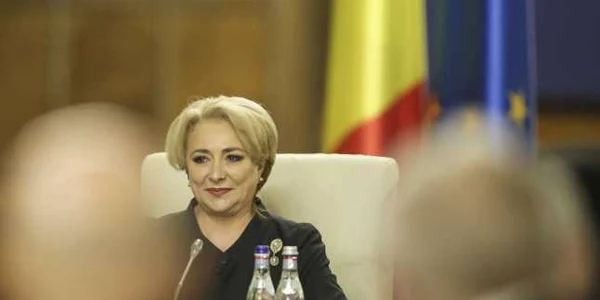 Viorica Dancila la prima sedinta. FOTO Inquam Photos/Octav Ganea