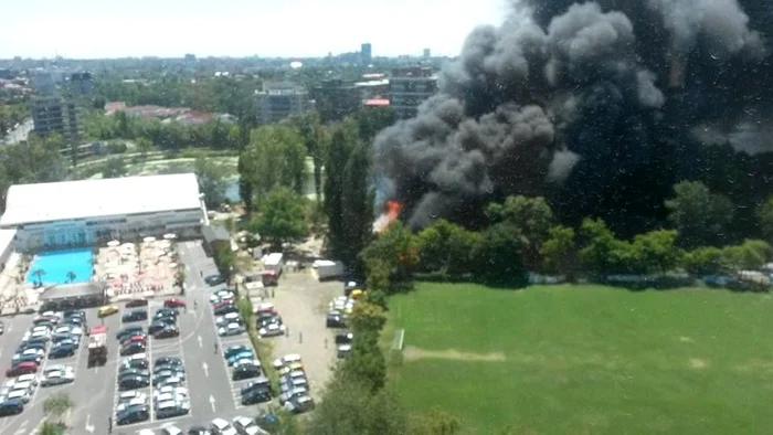
    Cortul de la Chaboo a ars în intregimeFoto: ISU  