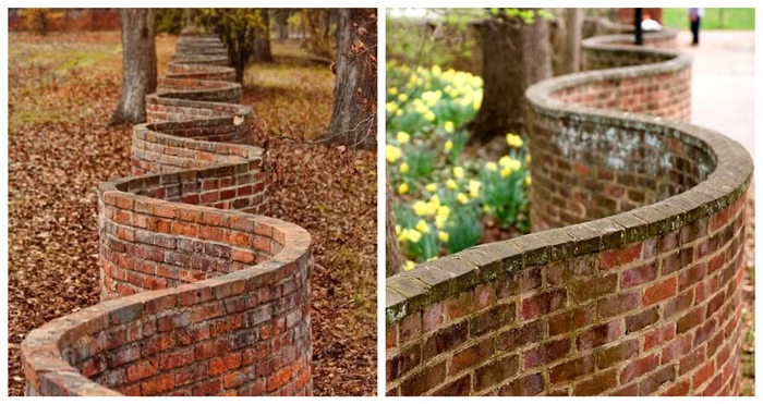 Zidurile ondulate din cărămidă din Marea Britanie au un rol surprinzător