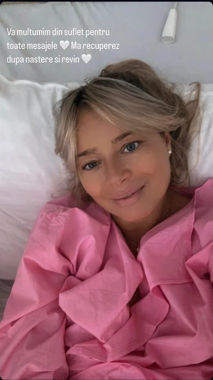 Laura Cosoi a născut astăzi o fetiță / Foto: Instagram