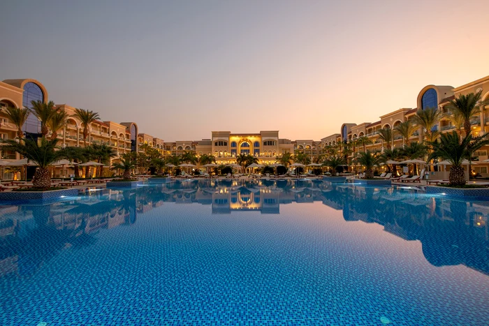 Hotelul din Egipt unde erau cazate cele două foto: Facebook