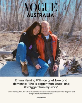 Emma Heming în „Vogue Australia”. FOTO: Instagram