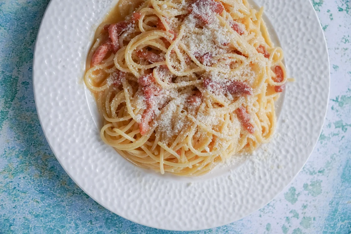 Paste carbonara fără smântână