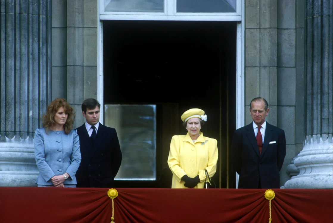 Sarah Ferguson, Prințul Andrew, Elisabeta, Prințul Phillip, Profimedia jpg