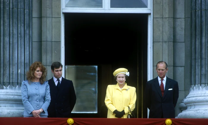 Sarah Ferguson, Prințul Andrew, Elisabeta, Prințul Phillip, Profimedia jpg