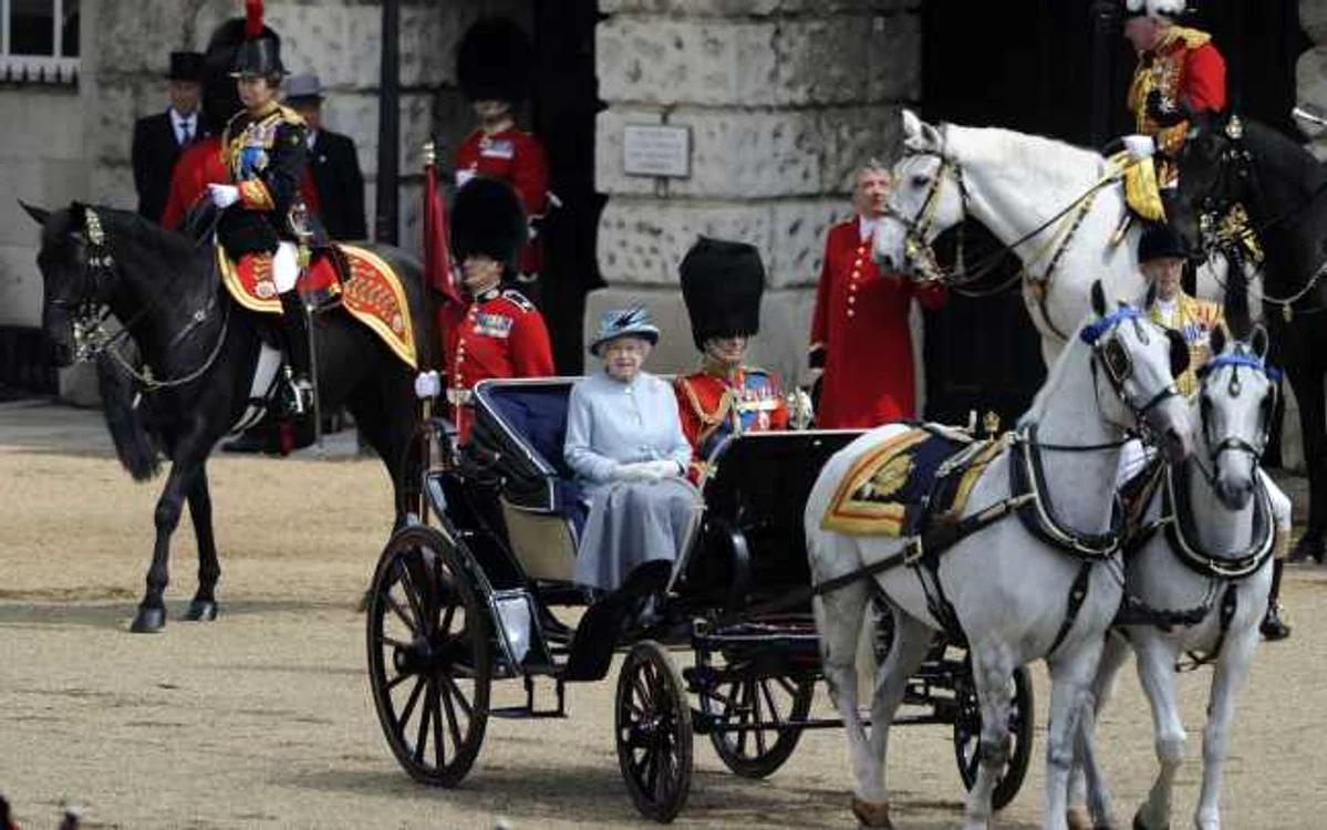 Prinţul William şi Kate la aniversarea oficială a reginei Elisabeth a II-a / Foto: Reuters