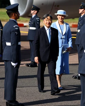 Împăratul Naruhito și Împărăteasa Masako au ajuns în Marea Britanie 