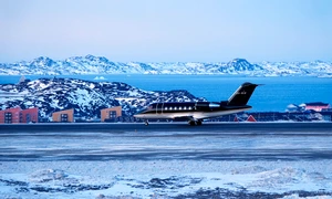 Premierul danez Mette Frederiksen- vizită în Groenlanda FOTO EPA-EFE