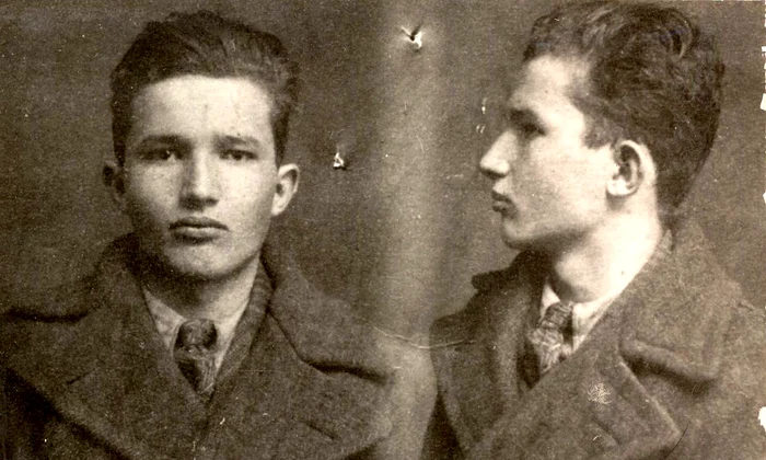 Nicolae Ceauşescu arestat de poliţia din Târgovişte, în 1936 (© „Fototeca online a comunismului românesc”, cota: 2/1936)