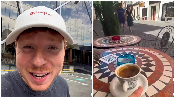 România, văzută prin ochii unui american/ sursa captură Tiktok