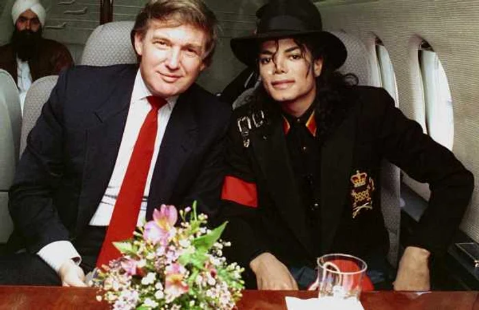 Donald Trump şi Michael Jackson FOTO Film Magic