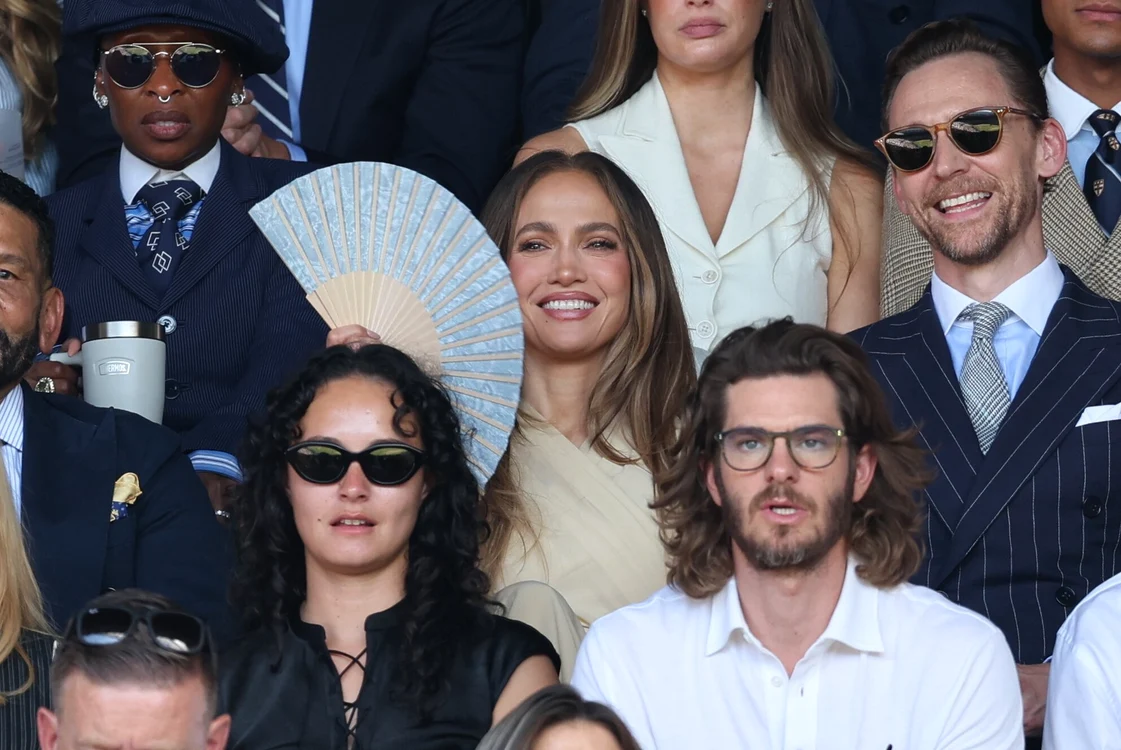Jennifer Lopez și Tom Hiddleston la Wimbledon, Profimedia (3) jpg