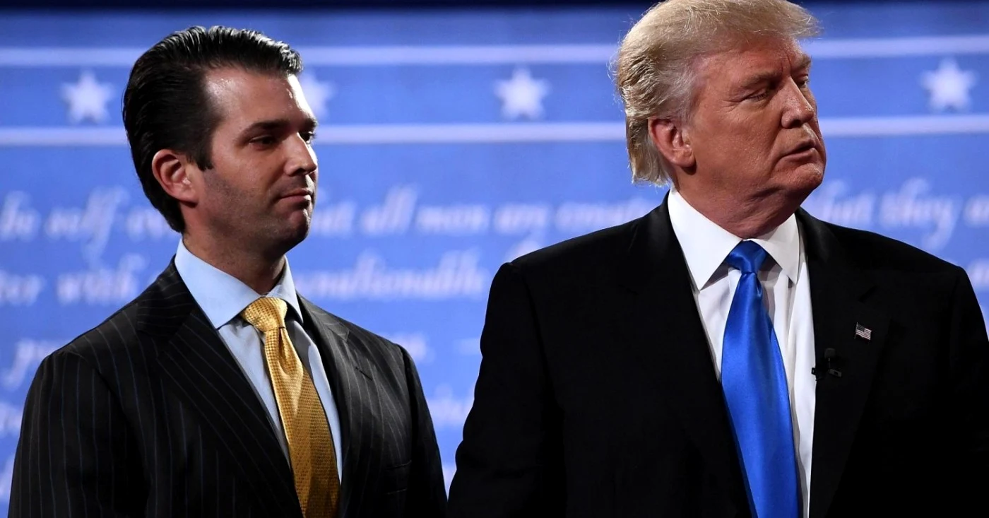 Donald Trump și fiul său, Donald Trump Jr.