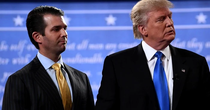 Donald Trump Jr., alături de tatăl său FOTO CNBC