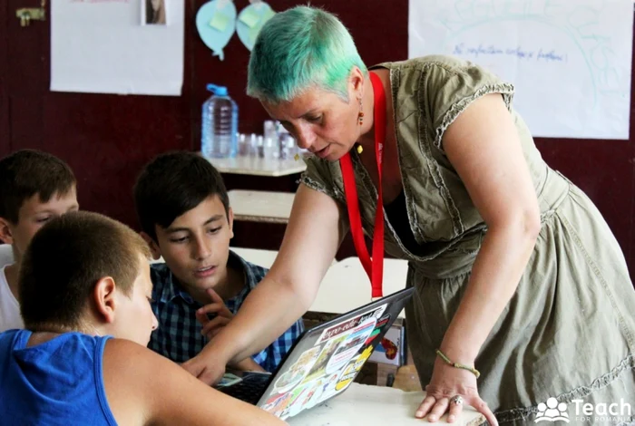 Mihaela Murgoci, profa care predă istoria la ţară FOTO Teach for Romania