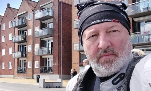 Actorul Claudiu Istodor a mers 7000 de kilometri în Europa, cu motorul foto: Antena 1