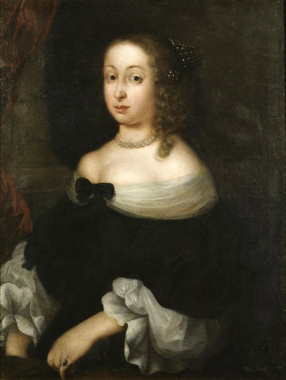 Hedwig Eleonora de Holstein-Gottorp, soția lui Carol al X-lea și mama lui Carol al XI-lea. Aceasta a fost regina Suediei între 1654-1660. Portret realizat de Nicolas Vallari (© Nationalmuseum / Wikimedia Commons)