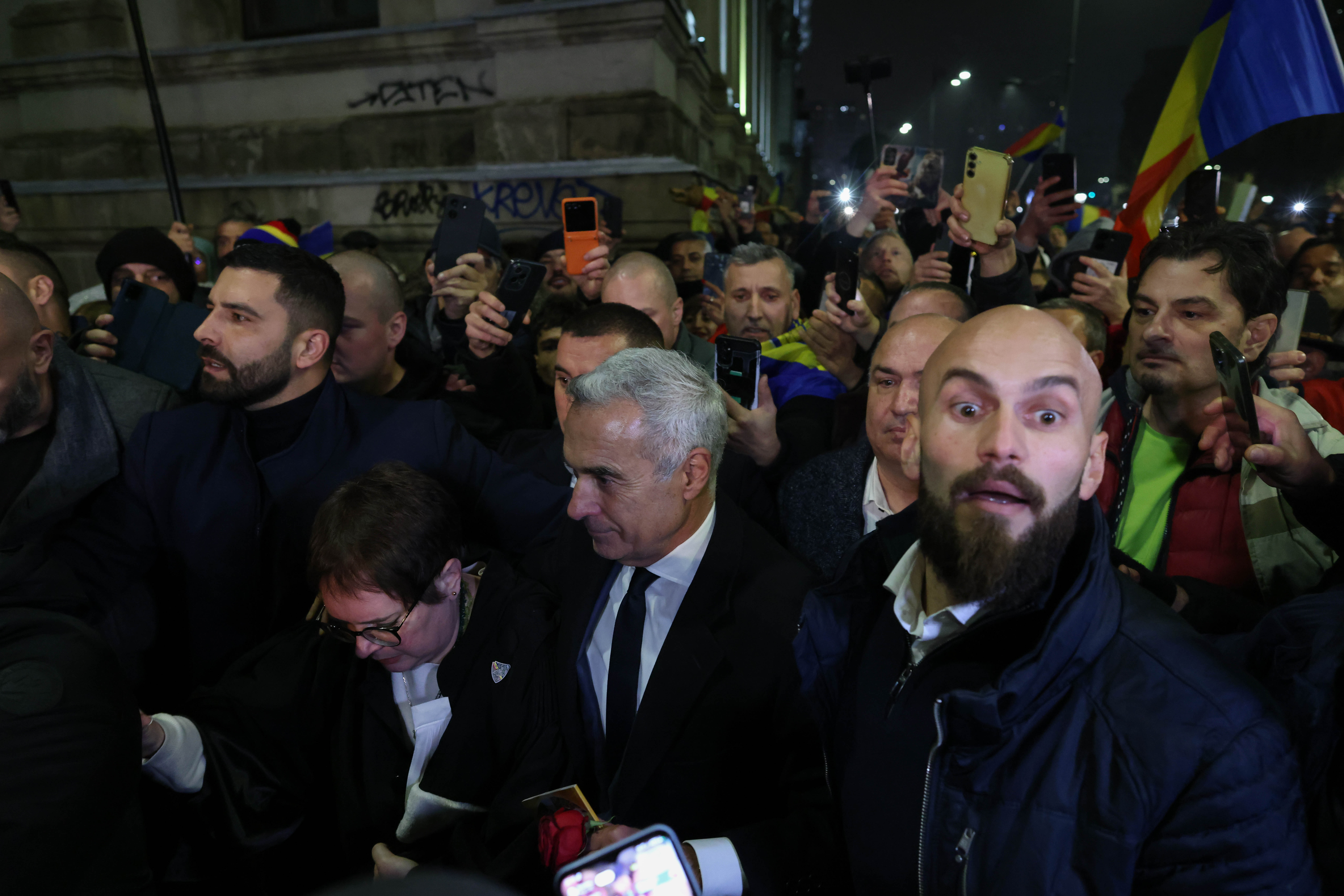 Călin Georgescu părăsește sediul Curții de Apel București. FOTO Inquam Photos / George Călin