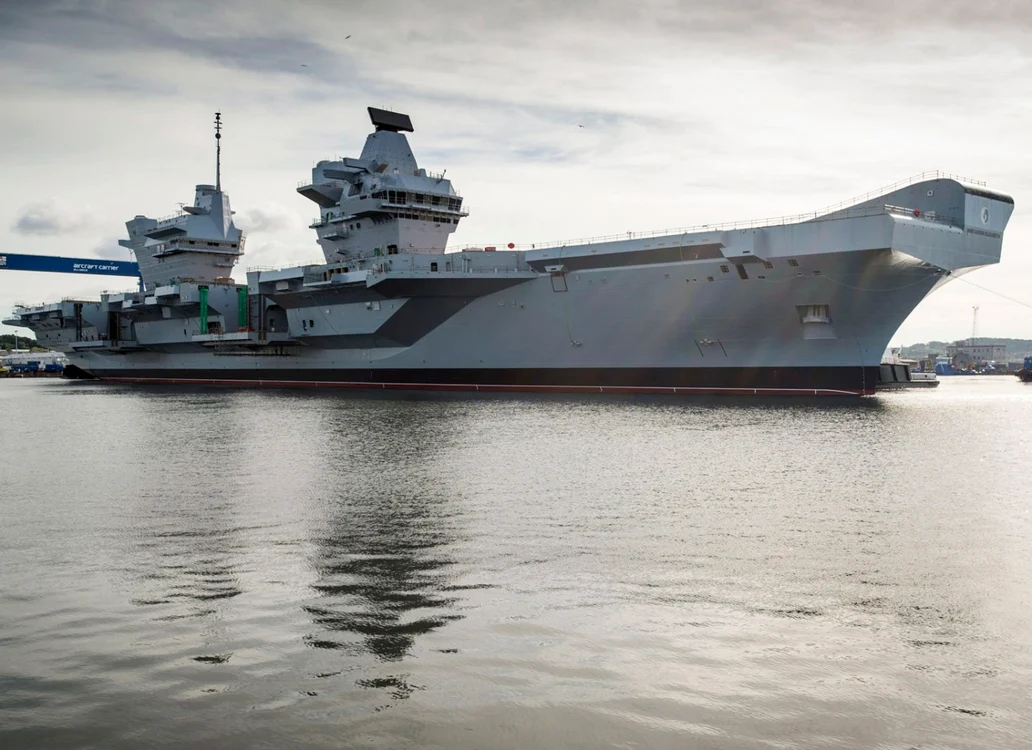 Portavionul HMS Queen Elizabeth FOTO Royal Navy