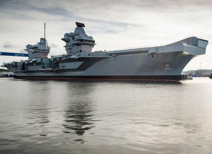 Portavionul HMS Queen Elizabeth FOTO Royal Navy