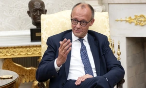 Donald Trump Friedrich Merz Biroul Oval 4 FOTO EPA EFE jpg