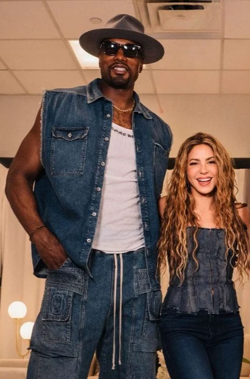 Serge Ibaka, alături de Shakira după concertul ei din Brooklyn