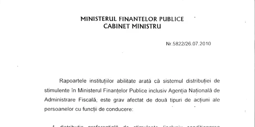 Document stimulente