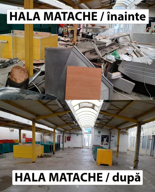 
    Din Hala Matache s-au strâns grămezi de gunoaieFoto: Primăria Sectorului 1  