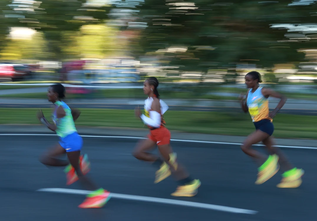 La feminin, podiumul a fost ocupat integral de atlete din Ethiopia