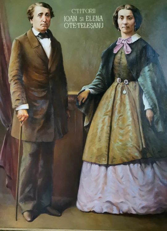 Ioan și Elena Oteteleșanu, ctitorii bisericii de lângă Azilul de Fete Orfane de la Măgurele