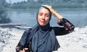 O jurnalista americană, Shelly Kittleson, a fost răpită marți în Irak FOTO: X/@SaadAbedine
