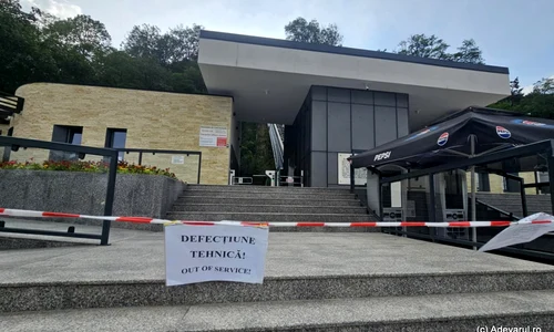 Telecabina Cetății Devei, stricată din nou  Foto Daniel Guță  ADEVĂRUL (2) jpg