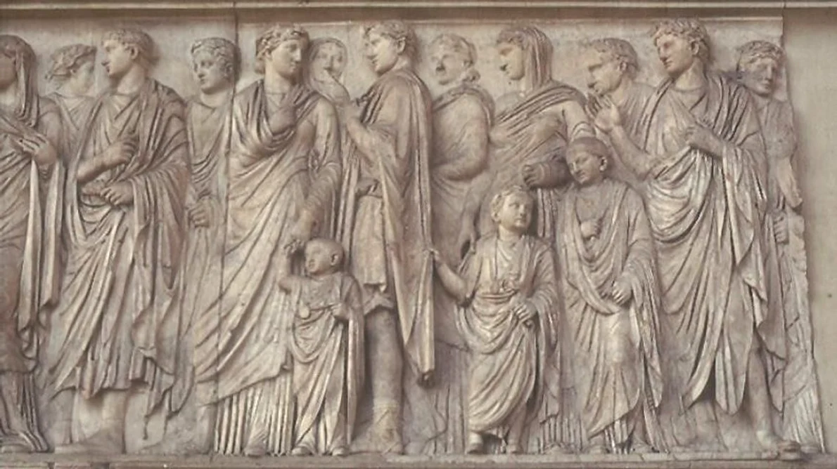 Ara Pacis Augustae  Altarul păcii, altarul triumfului jpeg