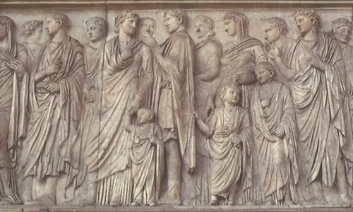 Ara Pacis Augustae  Altarul păcii, altarul triumfului jpeg