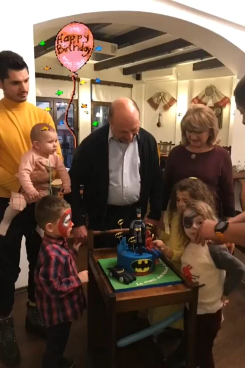 Traian Junior a fost sărbătorit în familie