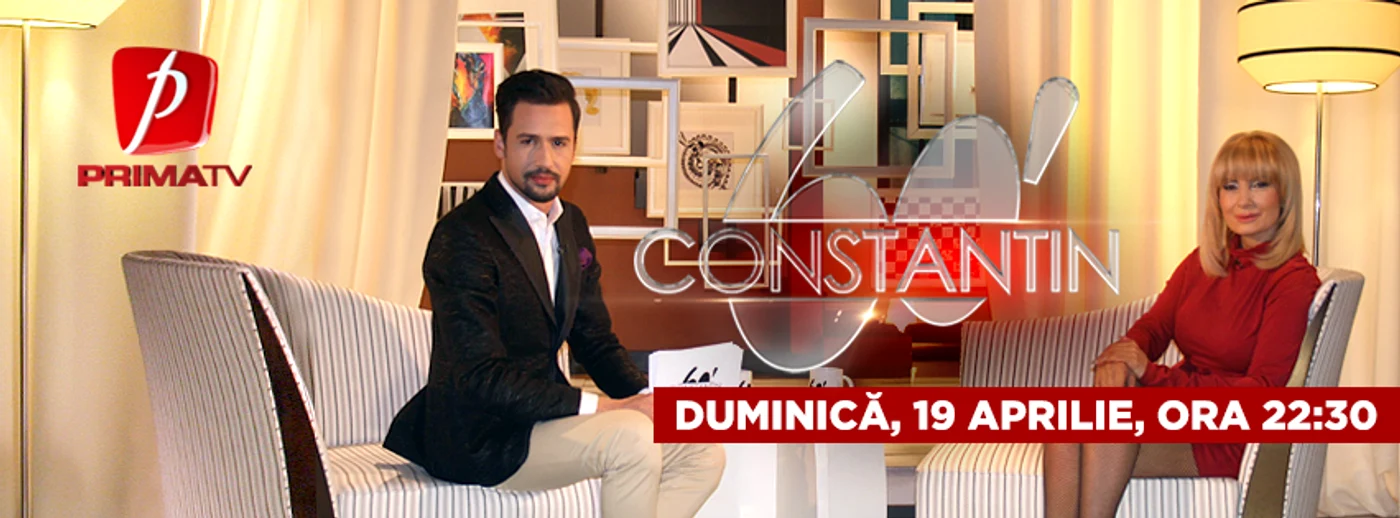 Daniela Gyorfi este invitata lui Alexandru Constantin la emisiunea "Constantin 60", difuzată în fiecare duminică, de la ora 22:30