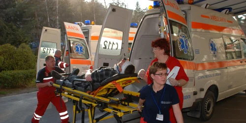 Victimele au fost transportate la spital pentru îngrijiri medicale Foto. arhivă